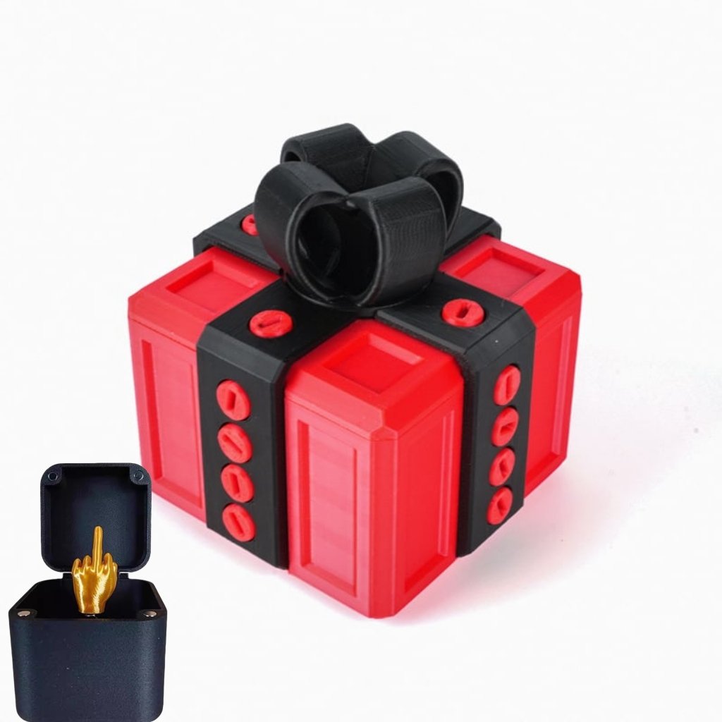 Black red+Middle finger