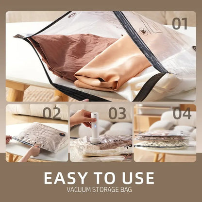 Cilifer®   Vacuum Compression Storage Bags with USB - Rechargeable Electric Pump - Ultra - Compact. Lightweight Space - Savers
