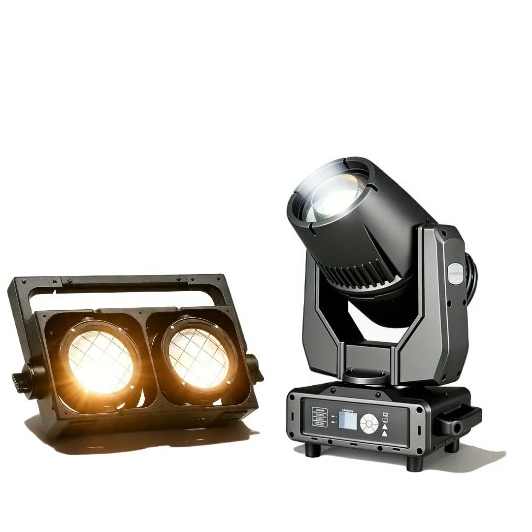 Mini Twin-Head Stage Light + Miniature Stage Light(Free shipping)