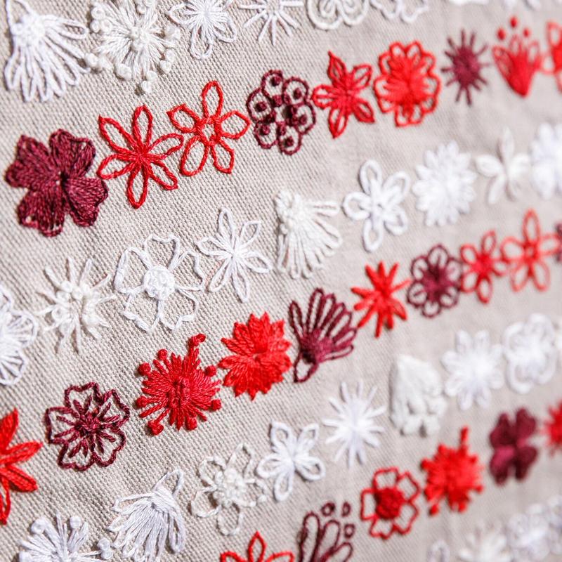 Cilifer®   🔥Last Day 49% OFF - 🎨🧵Red. White & Bloom Embroidery Kit✨