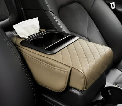 Cilifer®   Multifunctional PU Leather Car Armrest Box Mat