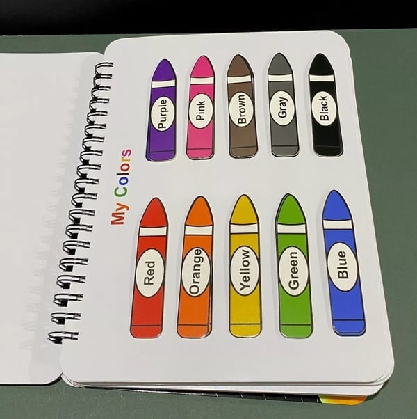 My Preschool Busy Book(12 Different Themes Pages)📚 Best Christmas Gift for kids🎁