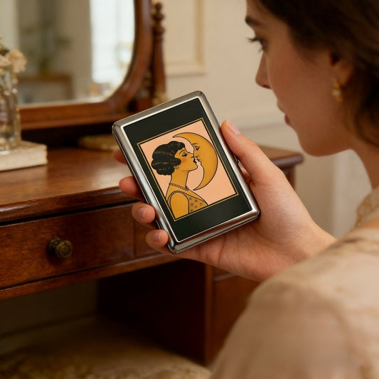 Cilifer®   🛡️Vintage Art Deco Versatile Card & Cash Case With RFID Protection