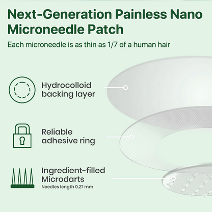 Lyyeto® Moringa Berberine + NAD+ 10-in-1 Nano Microneedle Patch(Just once a day, visible changes in 7 days)