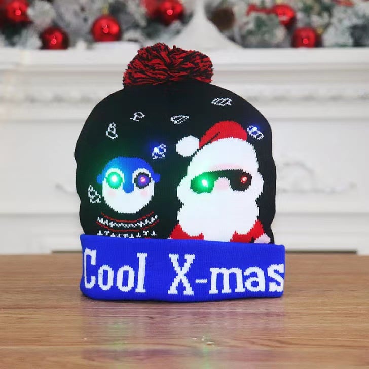 🔥- Christmas LED Light Knitted Beanies