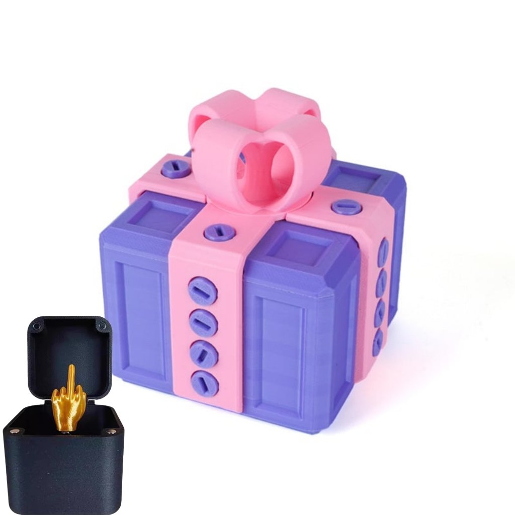 Pink purple+Middle finger