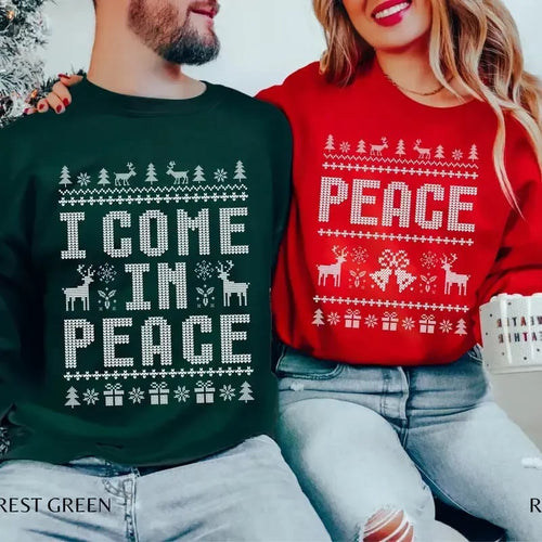 🎅Christmas Sale-49% Off🎄 Funny Ugly Christmas Sweatshirts for Couples