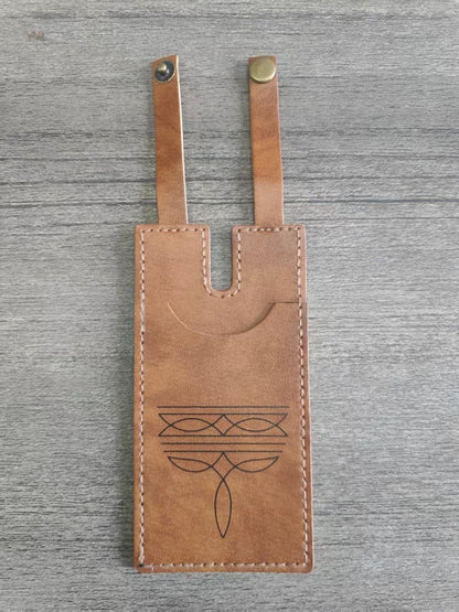 ✨Western Boot Wallet with Snap Strap