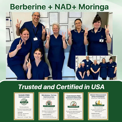 Lyyeto® Moringa Berberine + NAD+ 10-in-1 Nano Microneedle Patch(Just once a day, visible changes in 7 days)