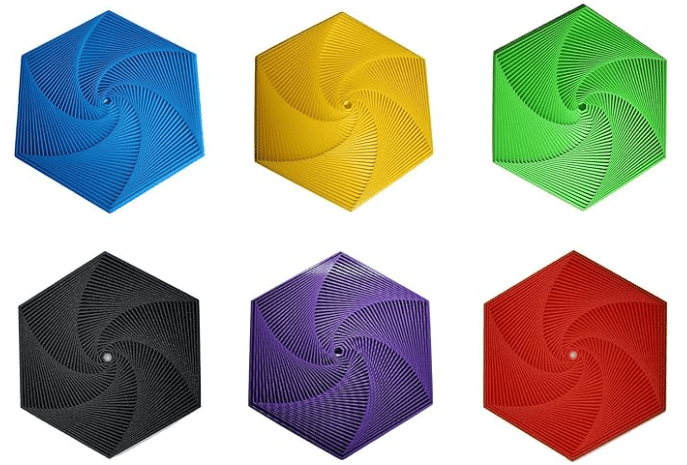 🔥3D Printed Hexagonal Magic Spiral Tower Puzzle Decompression Toy