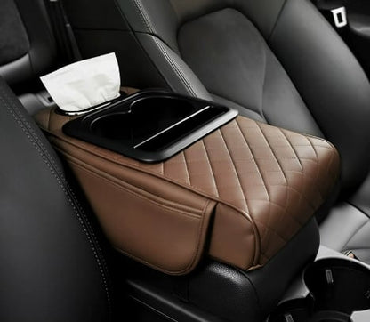 Cilifer®   Multifunctional PU Leather Car Armrest Box Mat