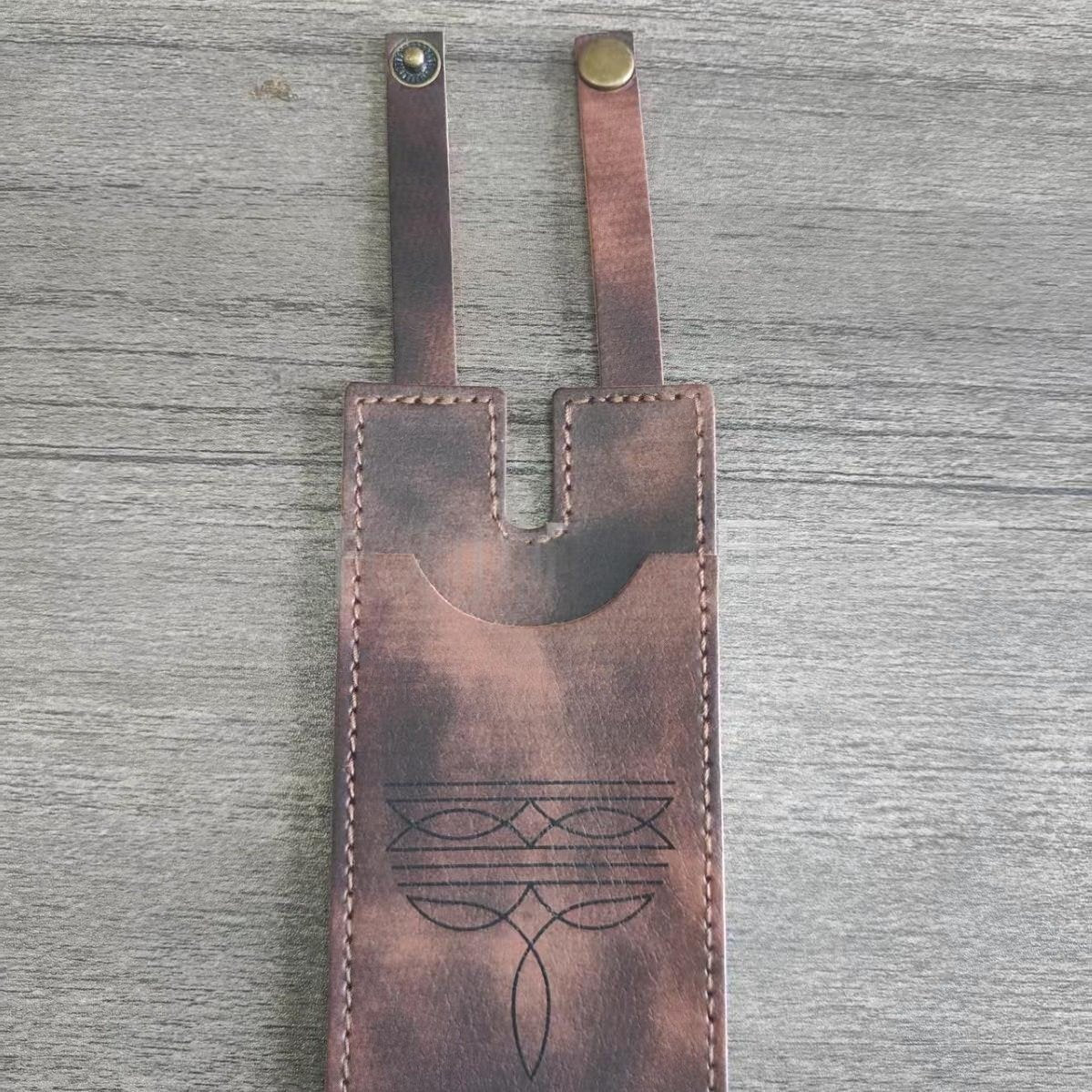 ✨Western Boot Wallet with Snap Strap