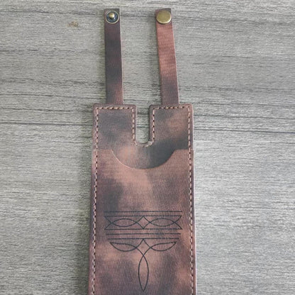 ✨Western Boot Wallet with Snap Strap