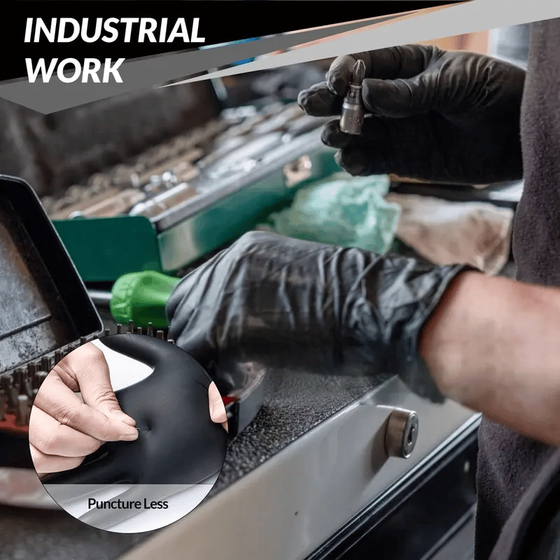 🔥 Heavy Duty Nitrile Gloves.6mil-50 Count