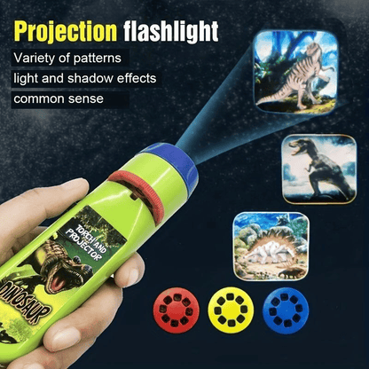 🦖 Dinosaur Projector Flashlight. Portable Dinosaur Projector Flashlight. Night Light Technology Toy For Christmas Gift