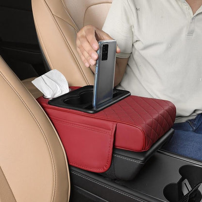 Cilifer®   Multifunctional PU Leather Car Armrest Box Mat