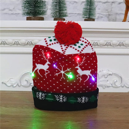 🔥- Christmas LED Light Knitted Beanies