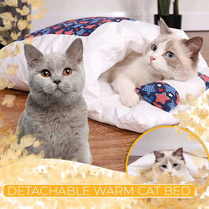 Detachable Warm Cat Bed