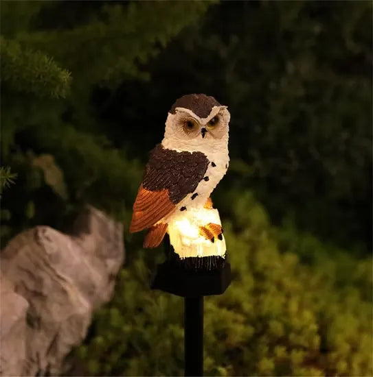 🔥Christmas Big Sale -- 50% OFF🔥Waterproof Solar Owl Light – LED Pathway Light for Lawn. Garden Decor & Can Scare Away Birds