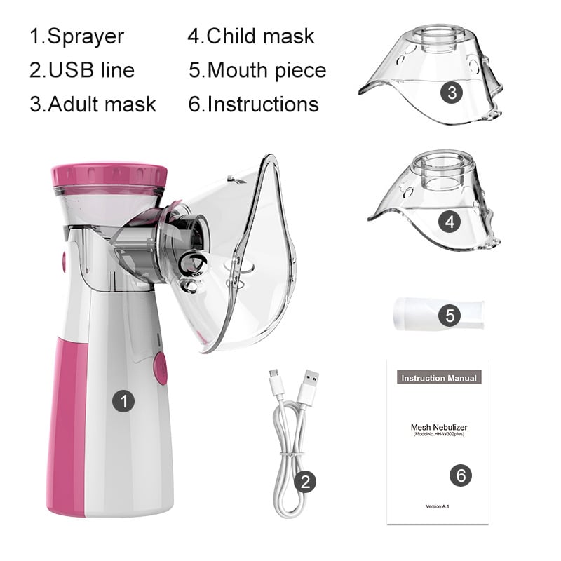 Portable Mesh Nebulizer: Breathe Easy Anywhere! 😷🌟