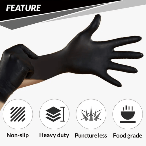 🔥 Heavy Duty Nitrile Gloves.6mil-50 Count