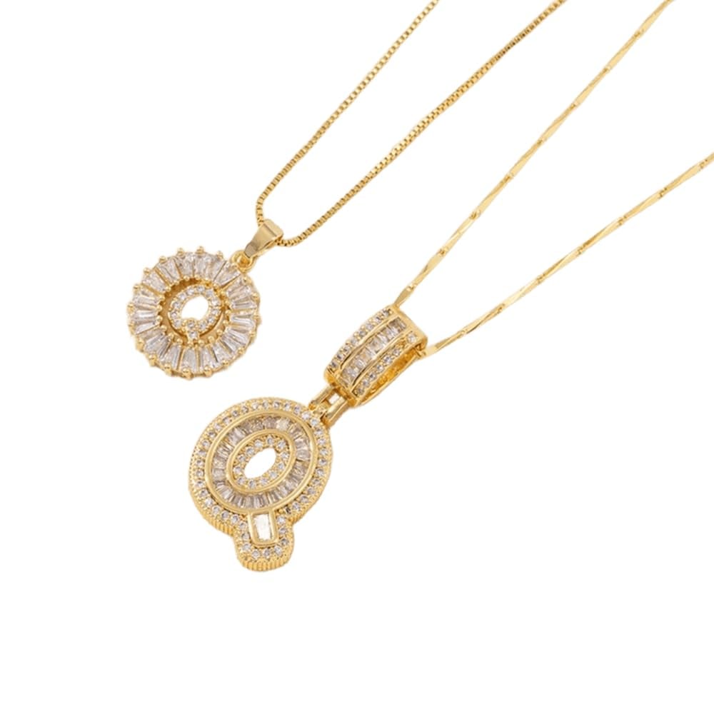 Cilifer®   🔥Initial Letter Pendant Necklaces - 2 Pack