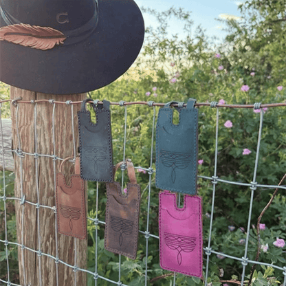 ✨Western Boot Wallet with Snap Strap
