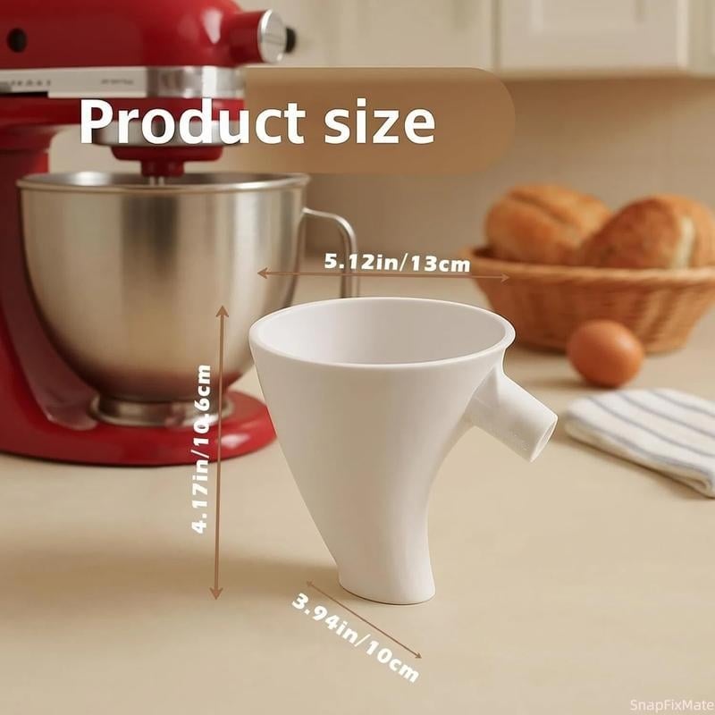 🔥LAST DAY 49% OFF - ✨Flour Funnel for Kitchen Aid Stand Mixer