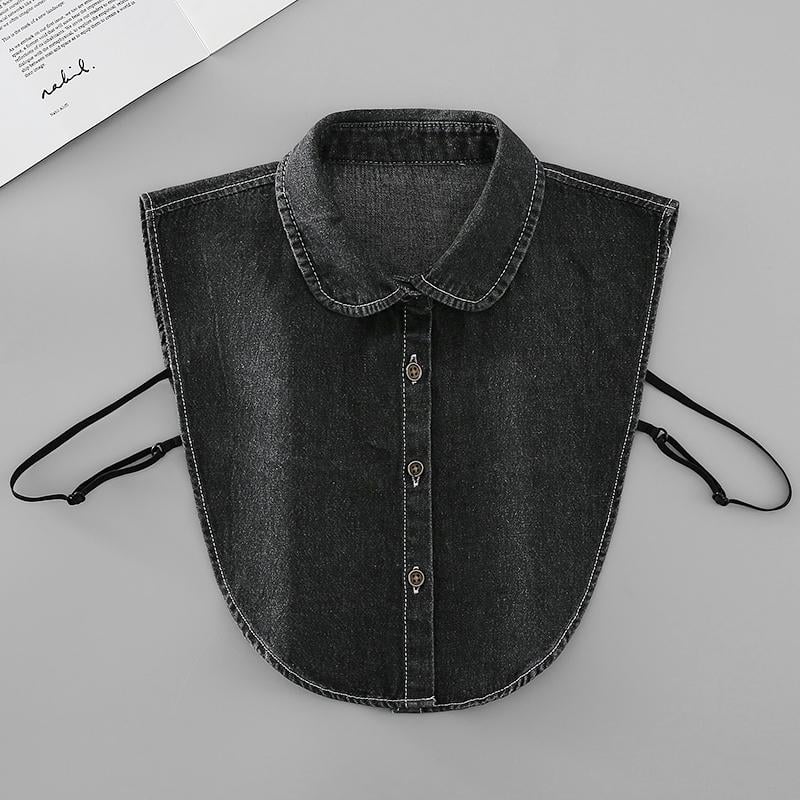 Sfrcord® Denim False Collar – The Ultimate Layering Essential for Women 👕✨