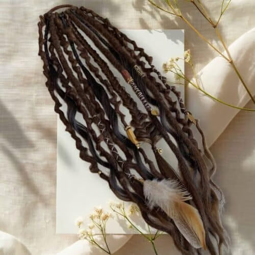 Cilifer®   ⏰New Year's Lowest Price! 🎉 - 👩🏼‍🦱Elastic Dread Ponytail Salty Soul