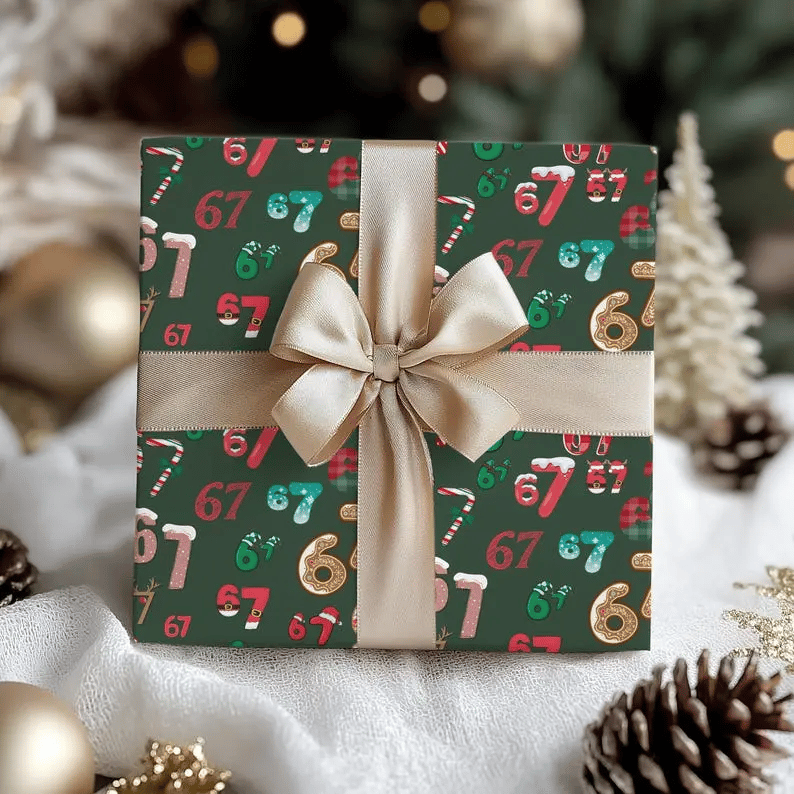 🔥Christmas promotion 49% OFF -   🎁67 Meme  Christmas Gift Wrap – Wrap Your Presents in Viral Holiday Fun 🎄
