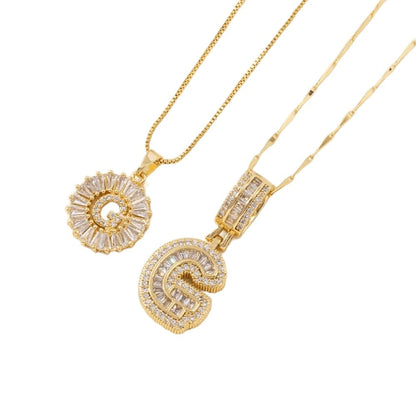 Cilifer®   🔥Initial Letter Pendant Necklaces - 2 Pack