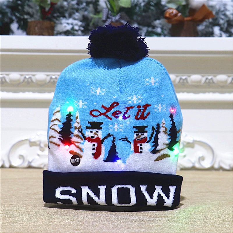 🔥- Christmas LED Light Knitted Beanies