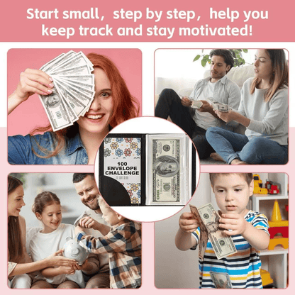 ✉️100 Envelope Savings Challenge Book