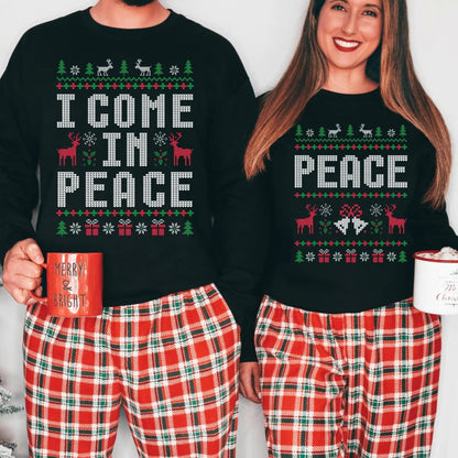 🎅Christmas Sale-49% Off🎄 Funny Ugly Christmas Sweatshirts for Couples