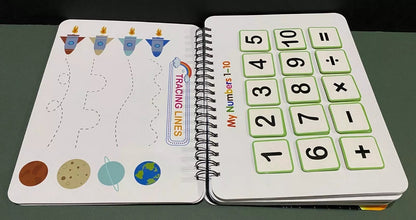 My Preschool Busy Book(12 Different Themes Pages)📚 Best Christmas Gift for kids🎁