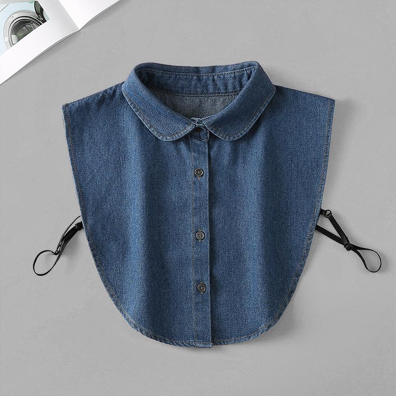 Sfrcord® Denim False Collar – The Ultimate Layering Essential for Women 👕✨