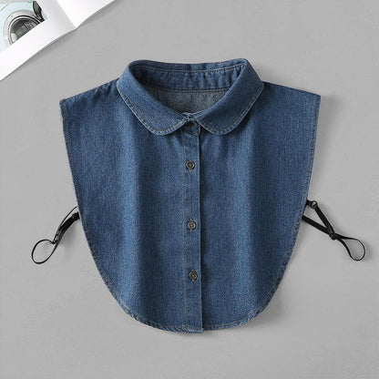 Sfrcord® Denim False Collar – The Ultimate Layering Essential for Women 👕✨