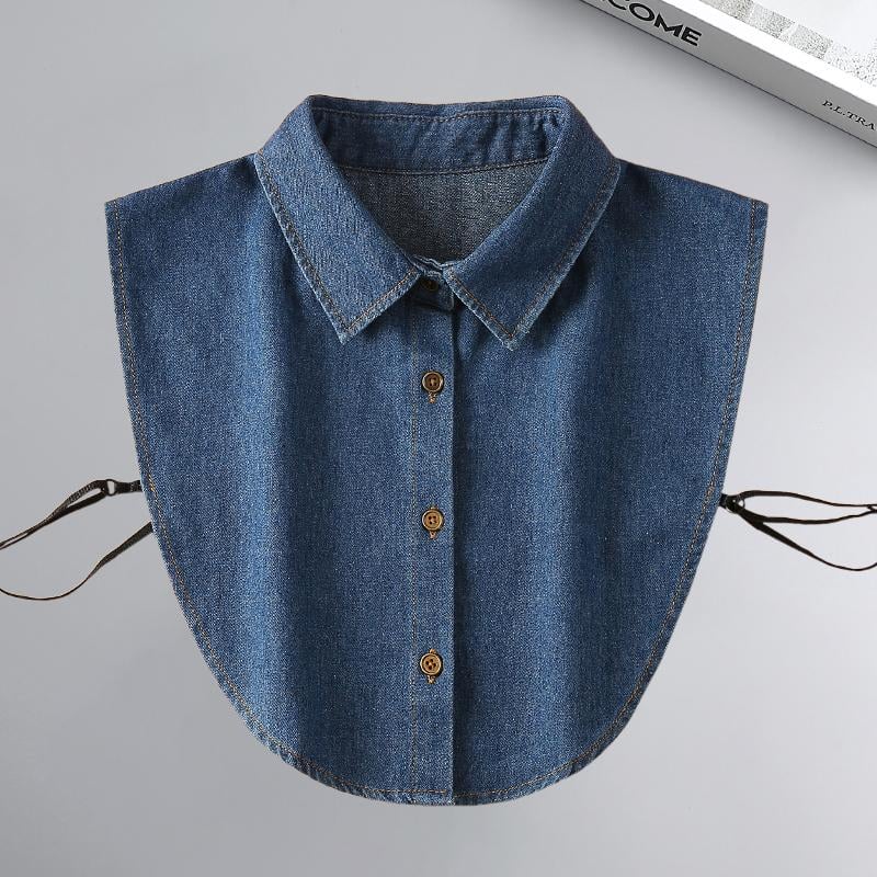 Sfrcord® Denim False Collar – The Ultimate Layering Essential for Women 👕✨