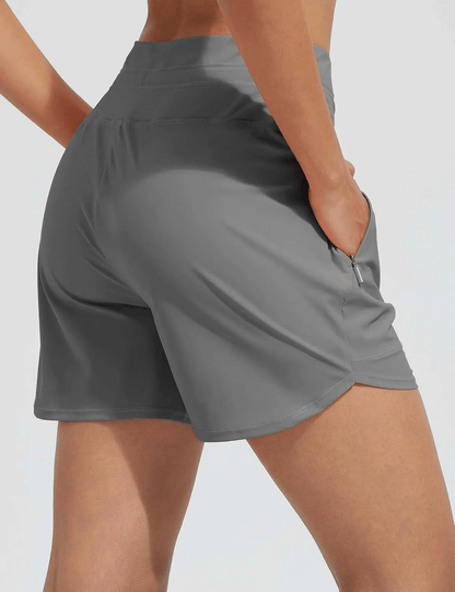 Sfrcord® Women's 5 Swim Board Shorts High Waisted Quick Dry Swimsuit Swimming Bottoms