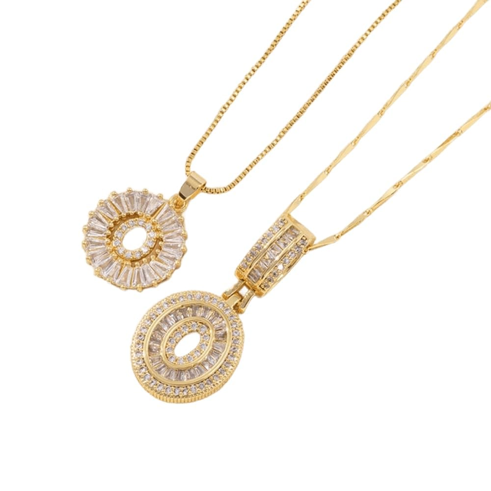 Cilifer®   🔥Initial Letter Pendant Necklaces - 2 Pack