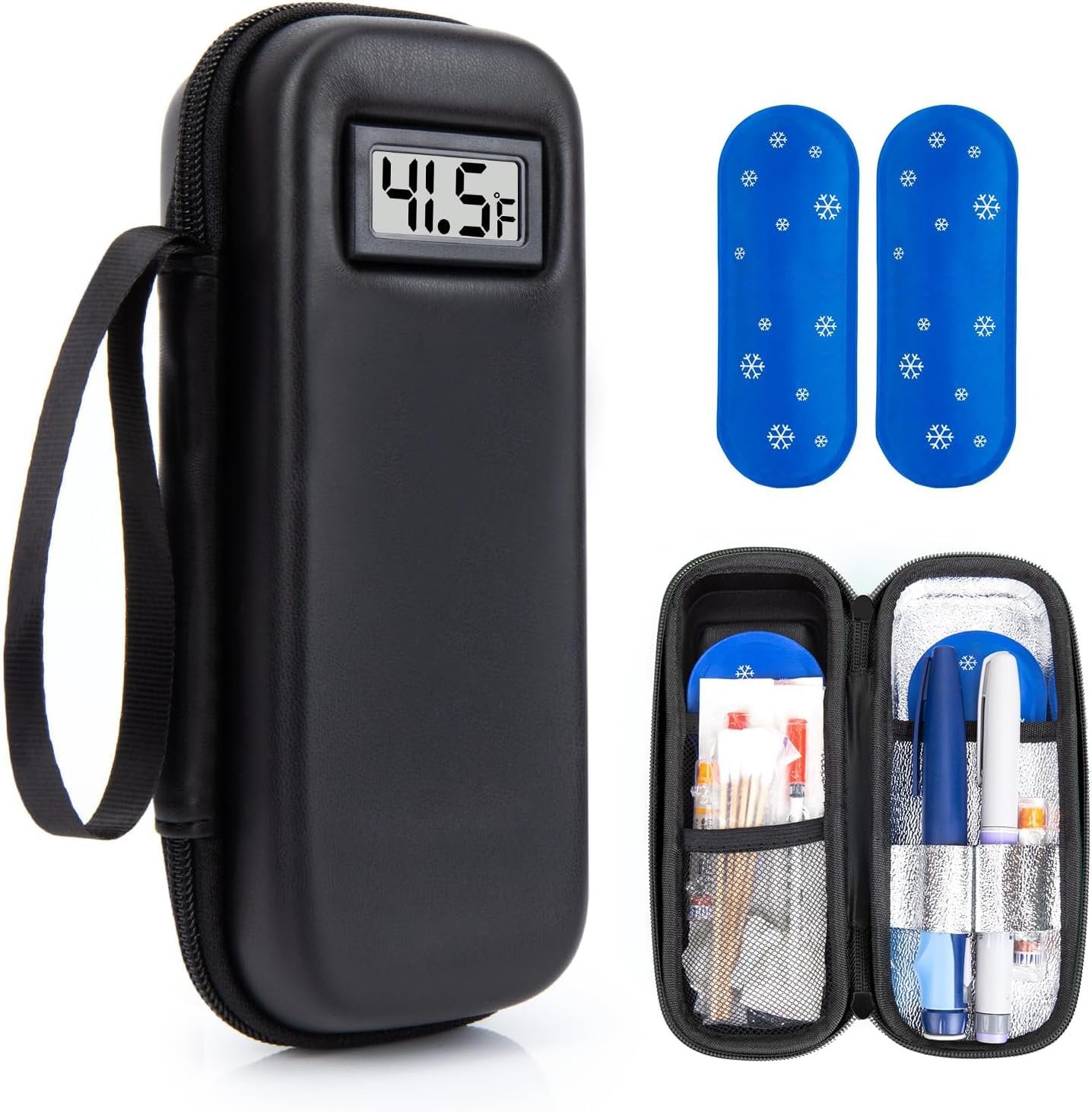 ⏰🎉🔥Insulin Cooler Travel Case with Temperature Display