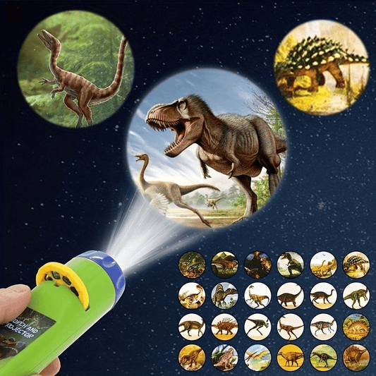 🦖 Dinosaur Projector Flashlight. Portable Dinosaur Projector Flashlight. Night Light Technology Toy For Christmas Gift