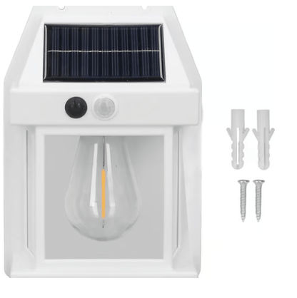 🔥☀️ Solar Wall Lights - Vintage Edison Style with Smart Motion Sensor! ☀️