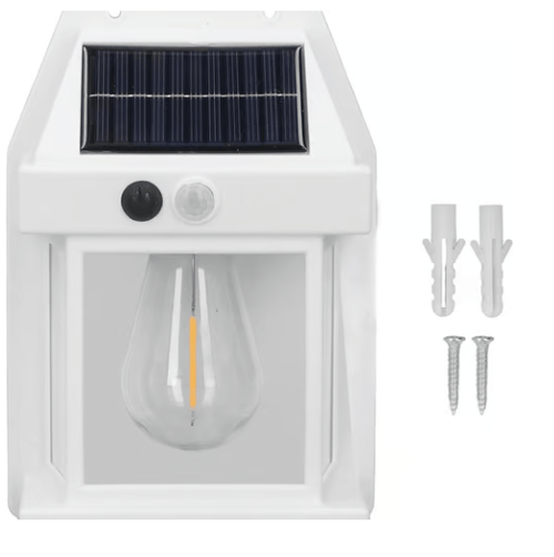 🔥☀️ Solar Wall Lights - Vintage Edison Style with Smart Motion Sensor! ☀️