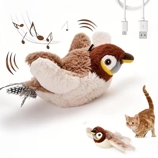 🎅Top Christmas Gift 2025 🎉Flapping Bird Cat Toy😻Cat's New Playmate