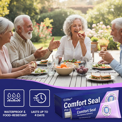 🔥 LIMITED SPECIAL OFFER 🔥 Cilifer® Comfort Seal Pro Denture Adhesive🦷💜FDA Certified (Clinically Proven 96-   Hour Lock Hold for   Secure. Comfortable &   Zinc-Free Denture Fit)