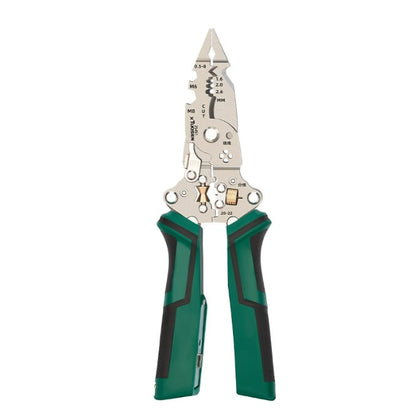 Cilifer®   16 in 1 Wire Stripper Twister for Cutting and Pulling Wires.Cable Scissors.Voltage Tester Pliers. 12V to 250V Live.Null.Hot Wire Judgment AC DC. Audible and Flashing LED Alarms
