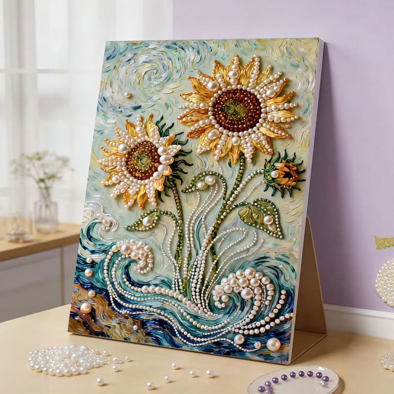 Cilifer®   🏰✨DIY Beaded Art Kit - Castle Pearl Painting