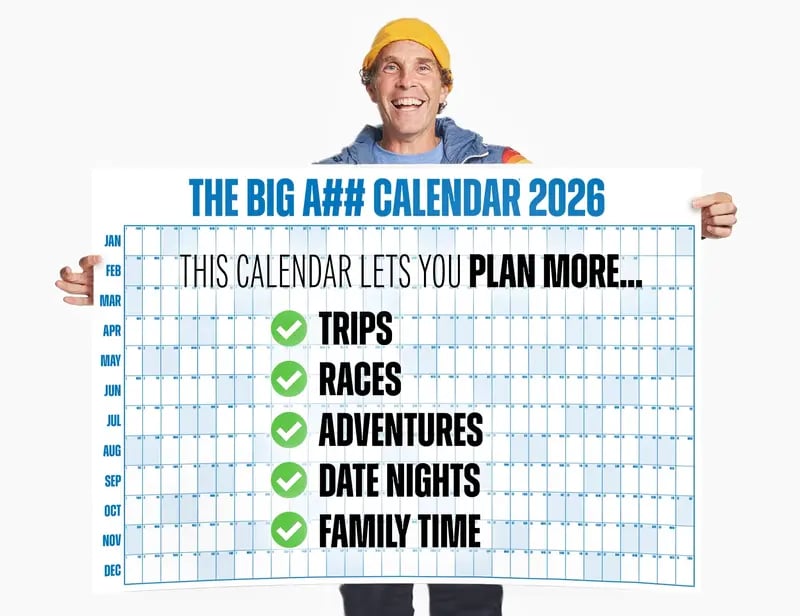 🔥Last Day 50% OFF 📅The Big A## Calendar 2026 - Design Your Amazing 2026!🏃